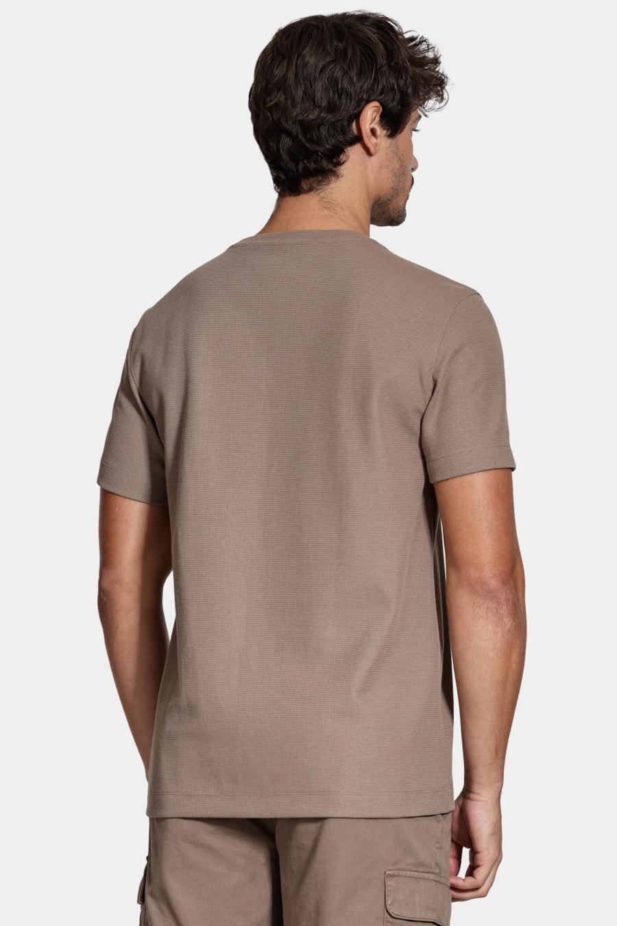 Camiseta Manga Curta Texture Interlock Charuto 116 — foto 4 de 5