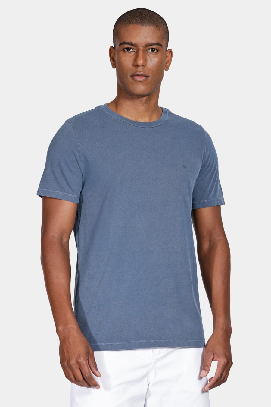 Camiseta Manga Curta Tinturada Marinho — foto 1 de 5