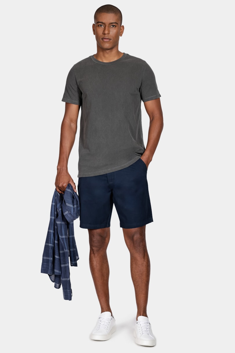 Camiseta Manga Curta Tinturada Preto