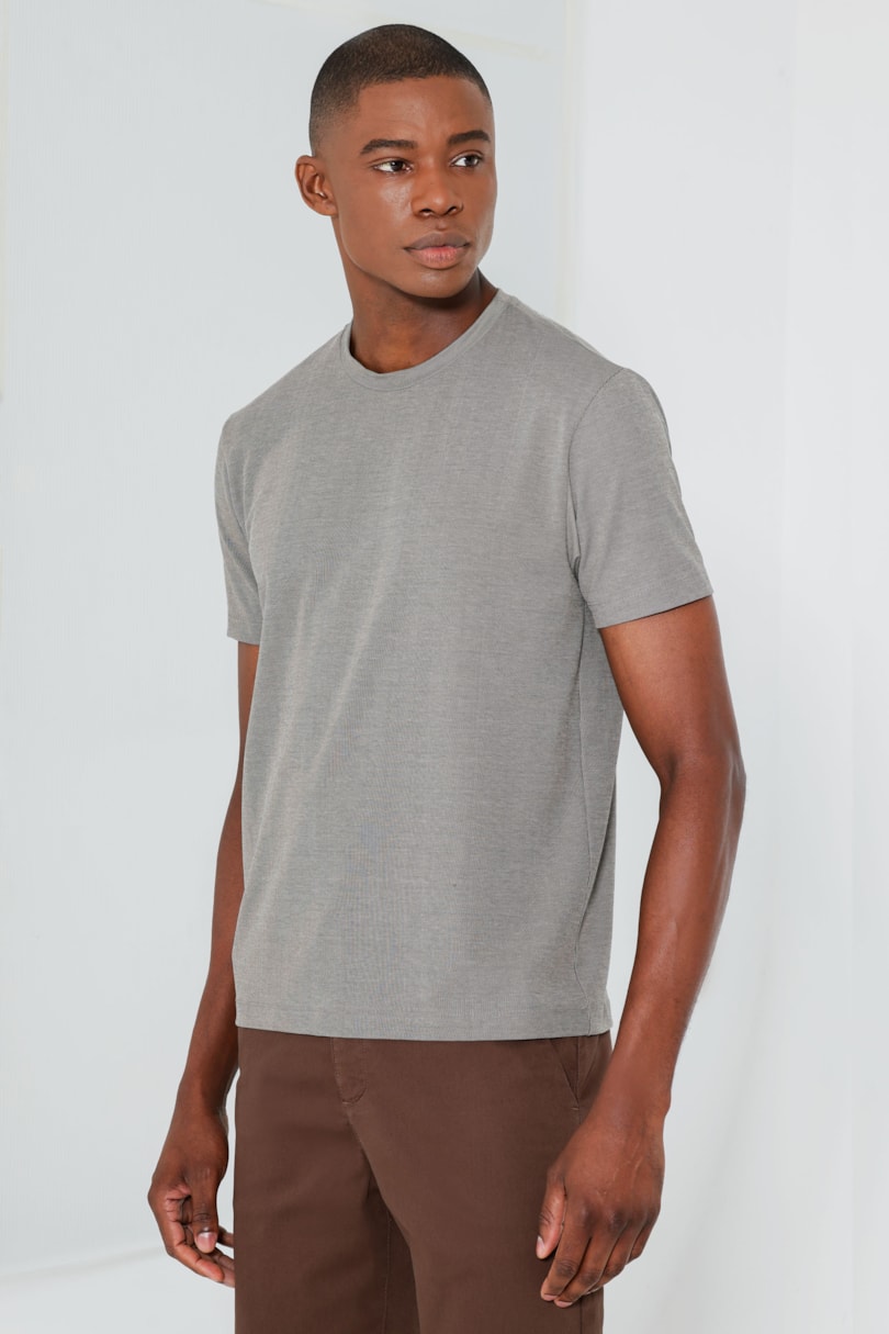 Camiseta Manga Curta Total Soft Cáqui