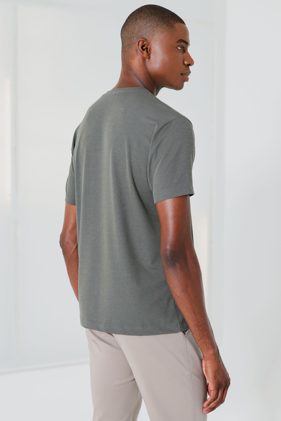 Camiseta Manga Curta Total Soft Verde — foto 4 de 5