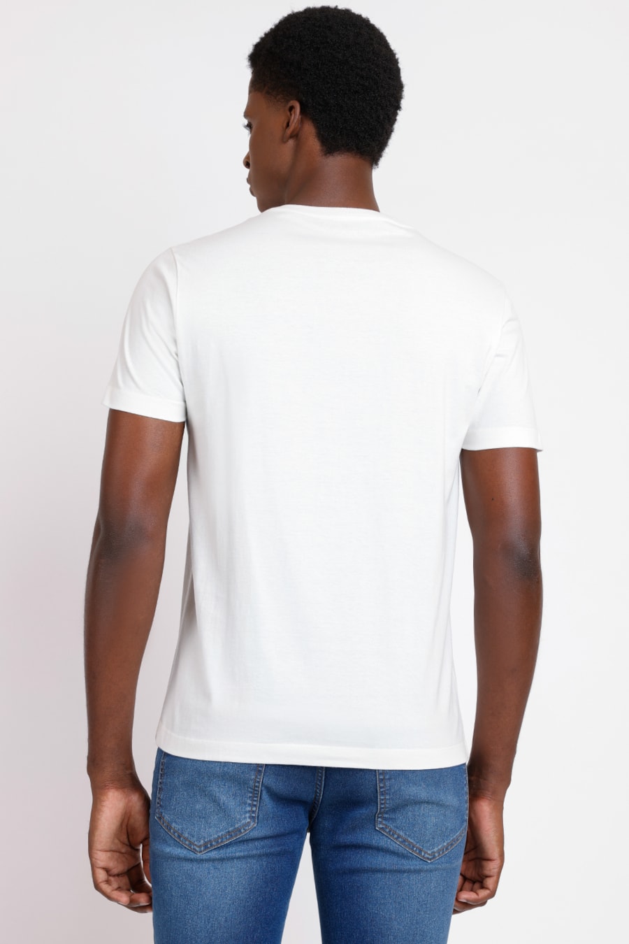 Camiseta Manga Curta Triangle Off White — foto 2 de 2