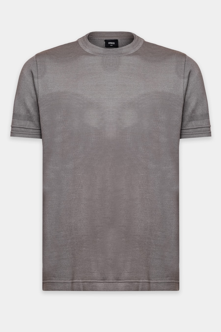 Camiseta Manga Curta Tricot Dual Knit Fume — foto 6 de 7