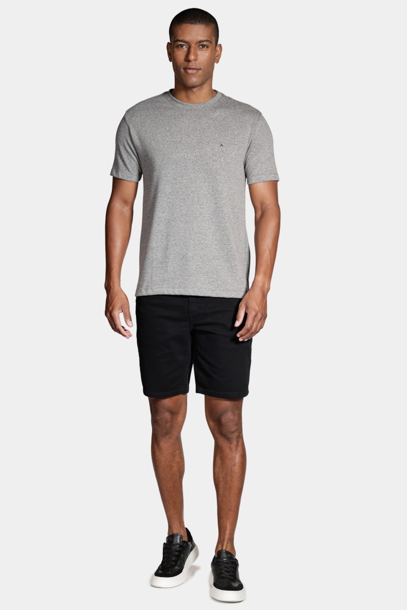Camiseta Manga Curta Tricot Mouline Preto