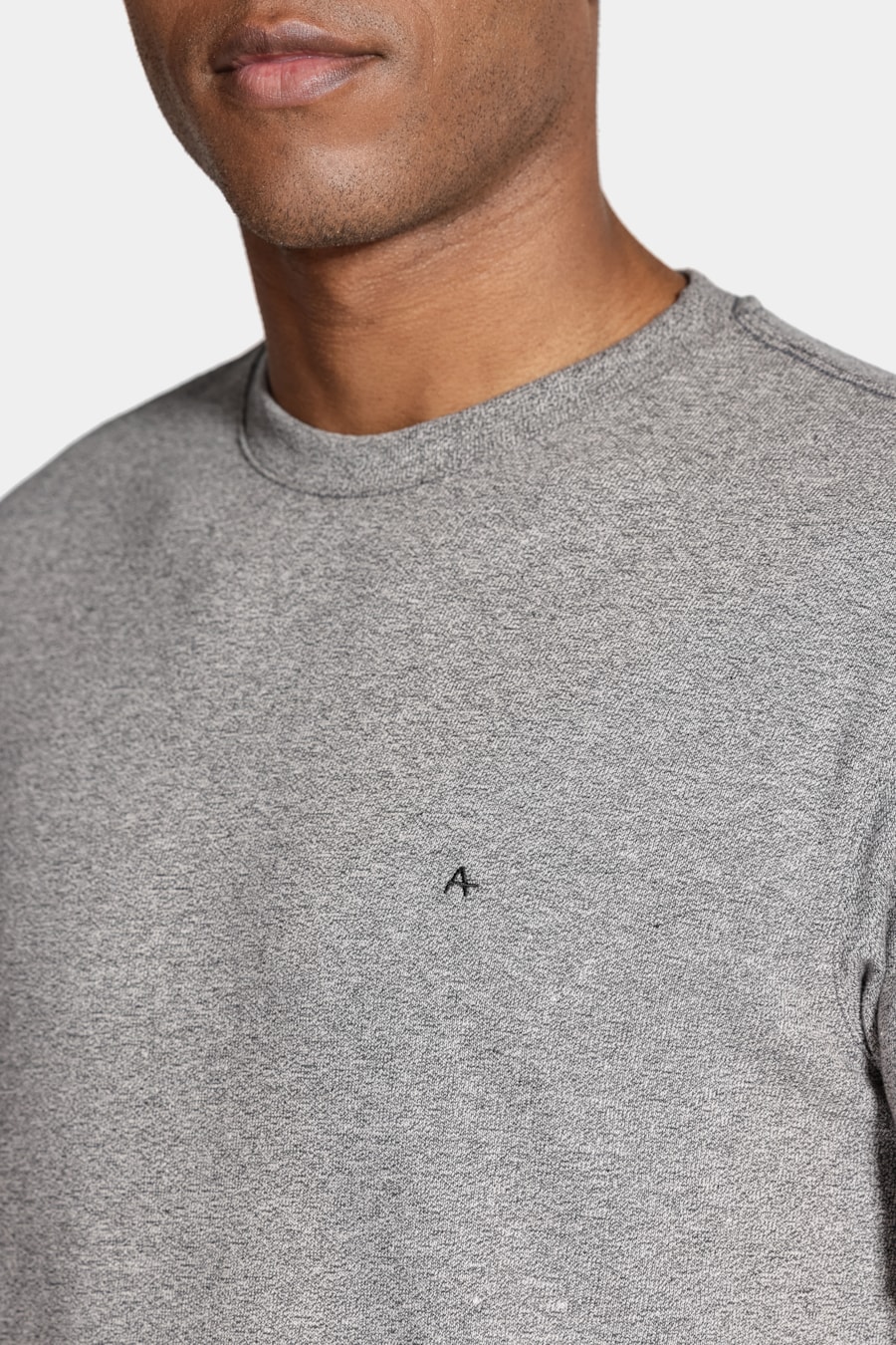 Camiseta Manga Curta Tricot Mouline Preto — foto 3 de 4