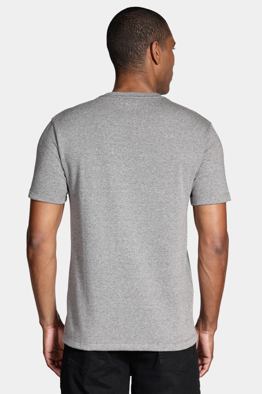 Camiseta Manga Curta Tricot Mouline Preto — foto 4 de 4