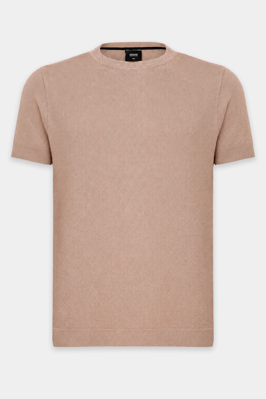 Camiseta Manga Curta Tricot Rawsoft Castanho — foto 5 de 6