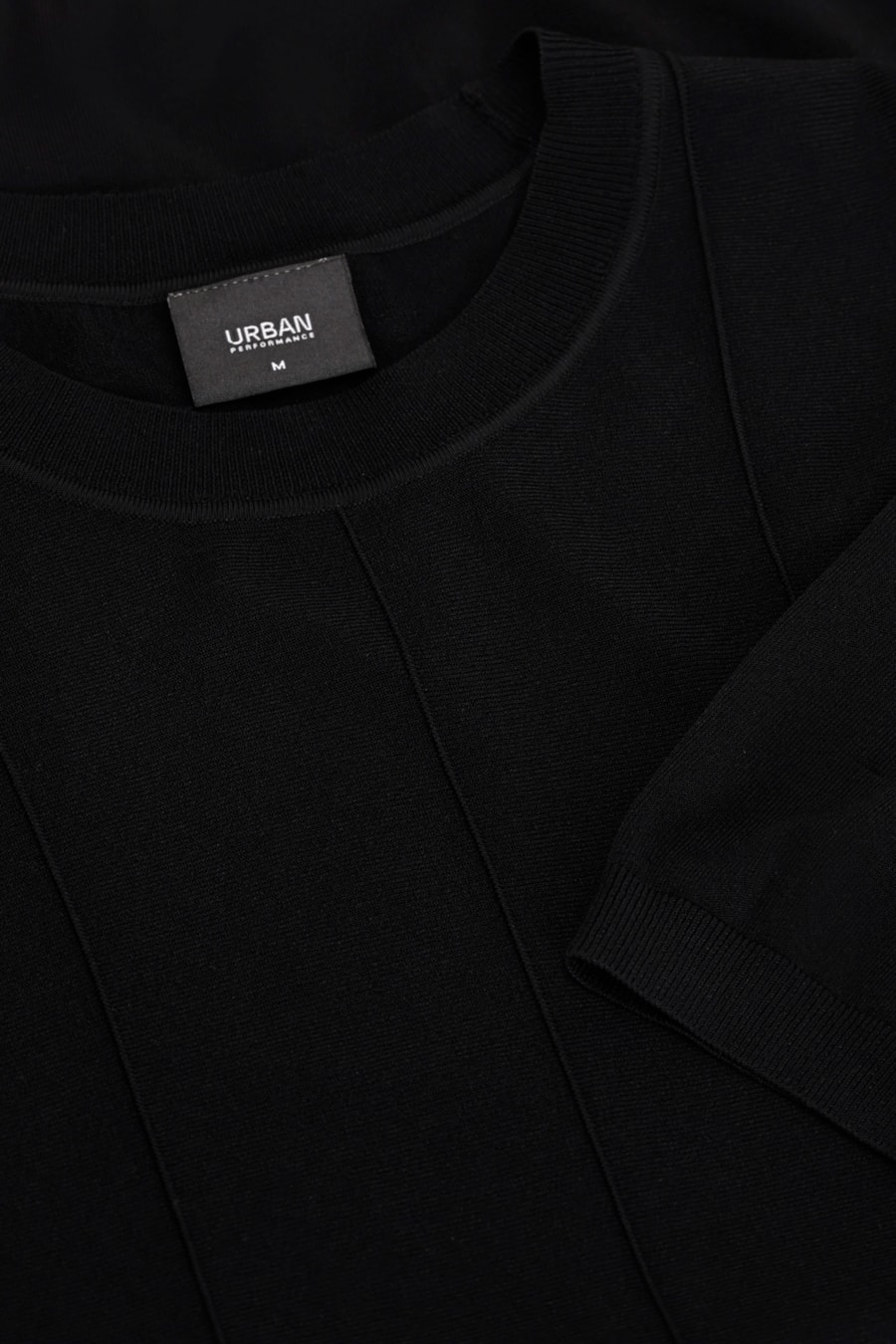 Camiseta Manga Curta Tricot Rayon Jacquard Preto — foto 6 de 6