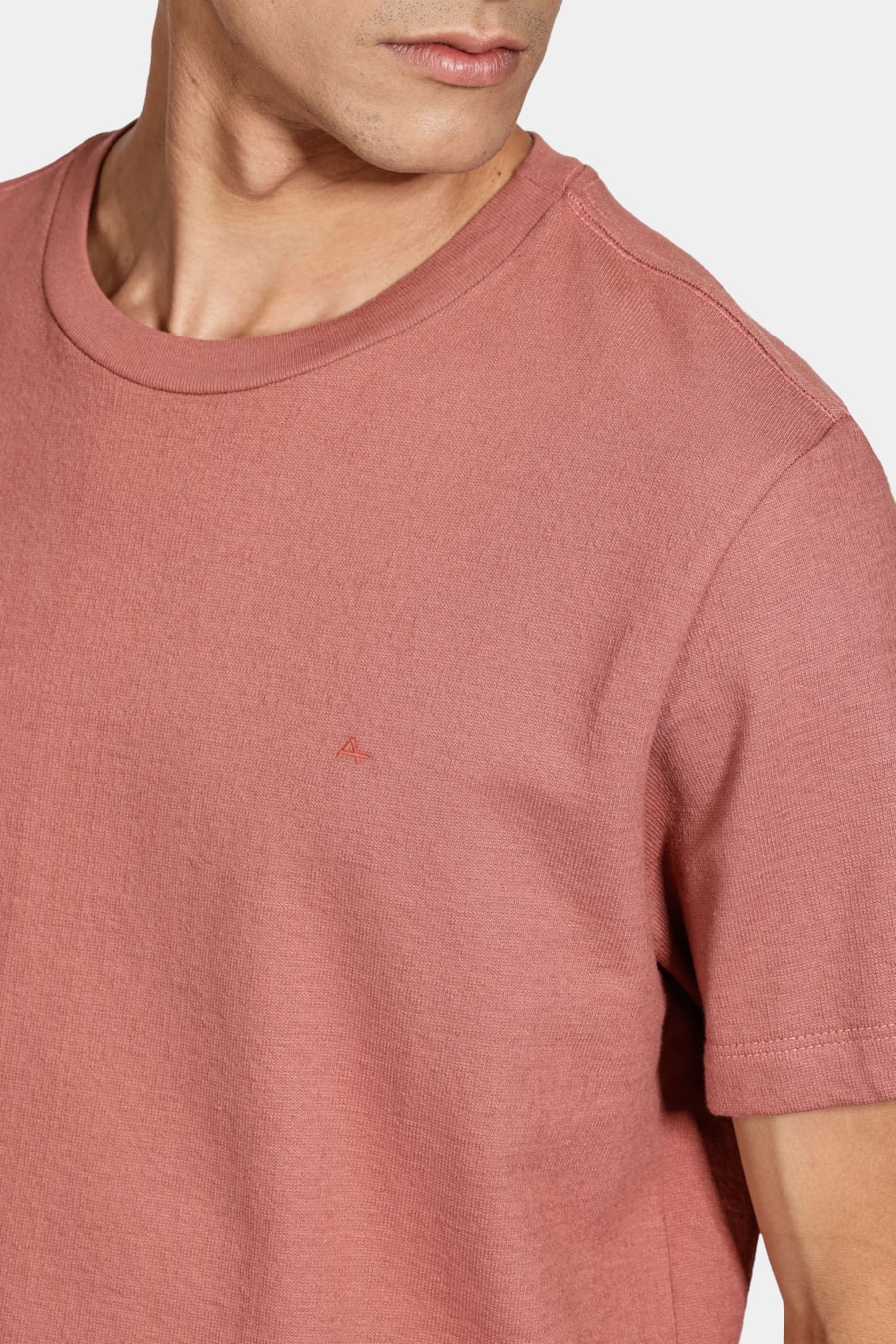 Camiseta Manga Curta Tricot Terracota 116 — foto 3 de 5