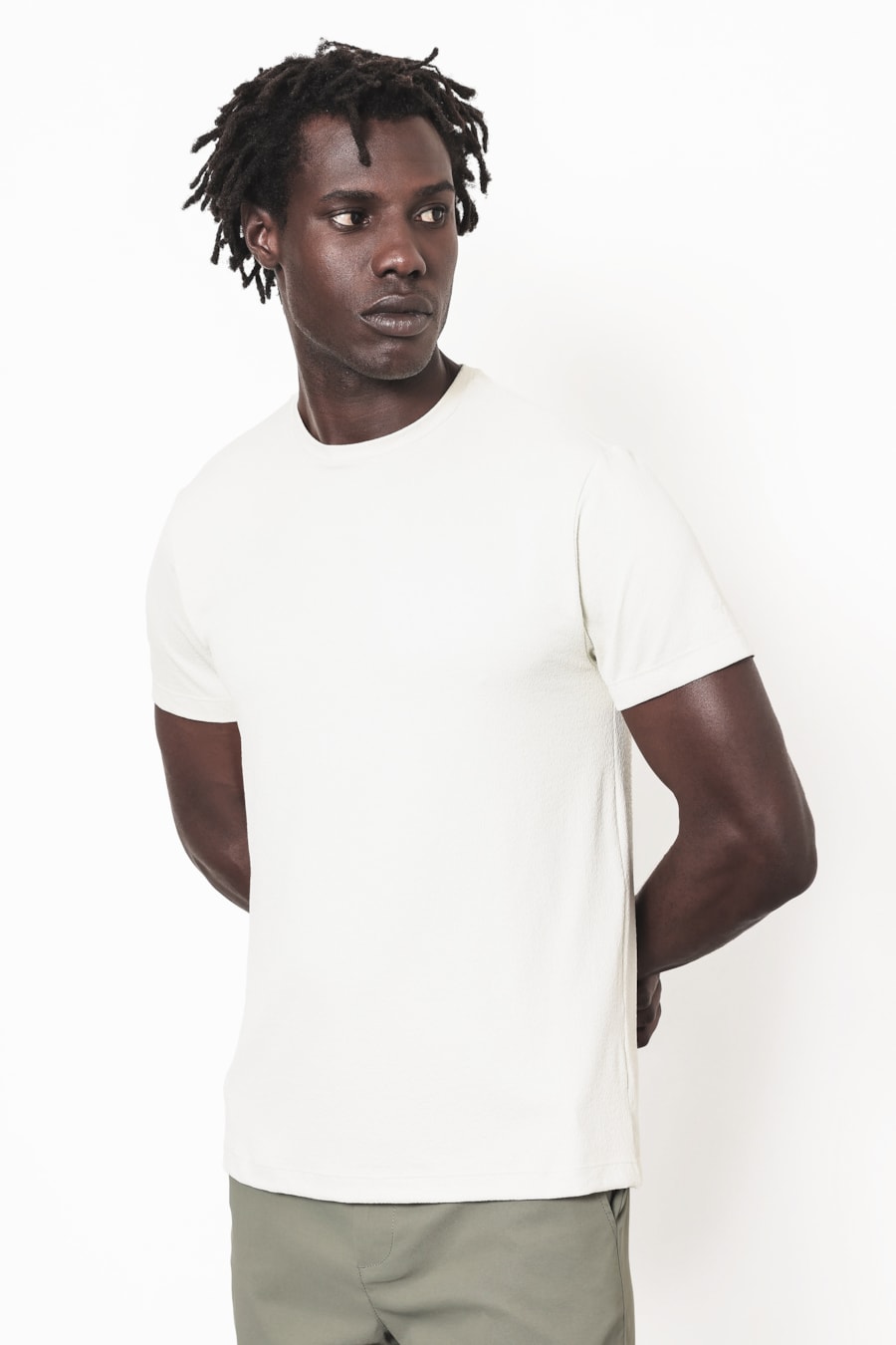 Camiseta Manga Curta Twist Algodão — foto 1 de 7
