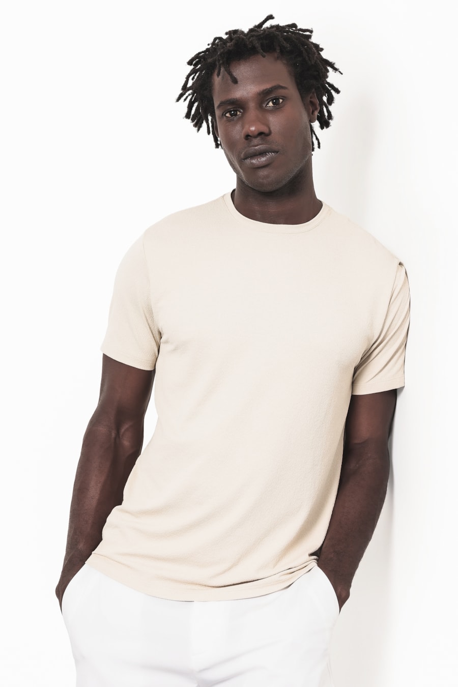 Camiseta Manga Curta Twist Cinza Claro — foto 1 de 7