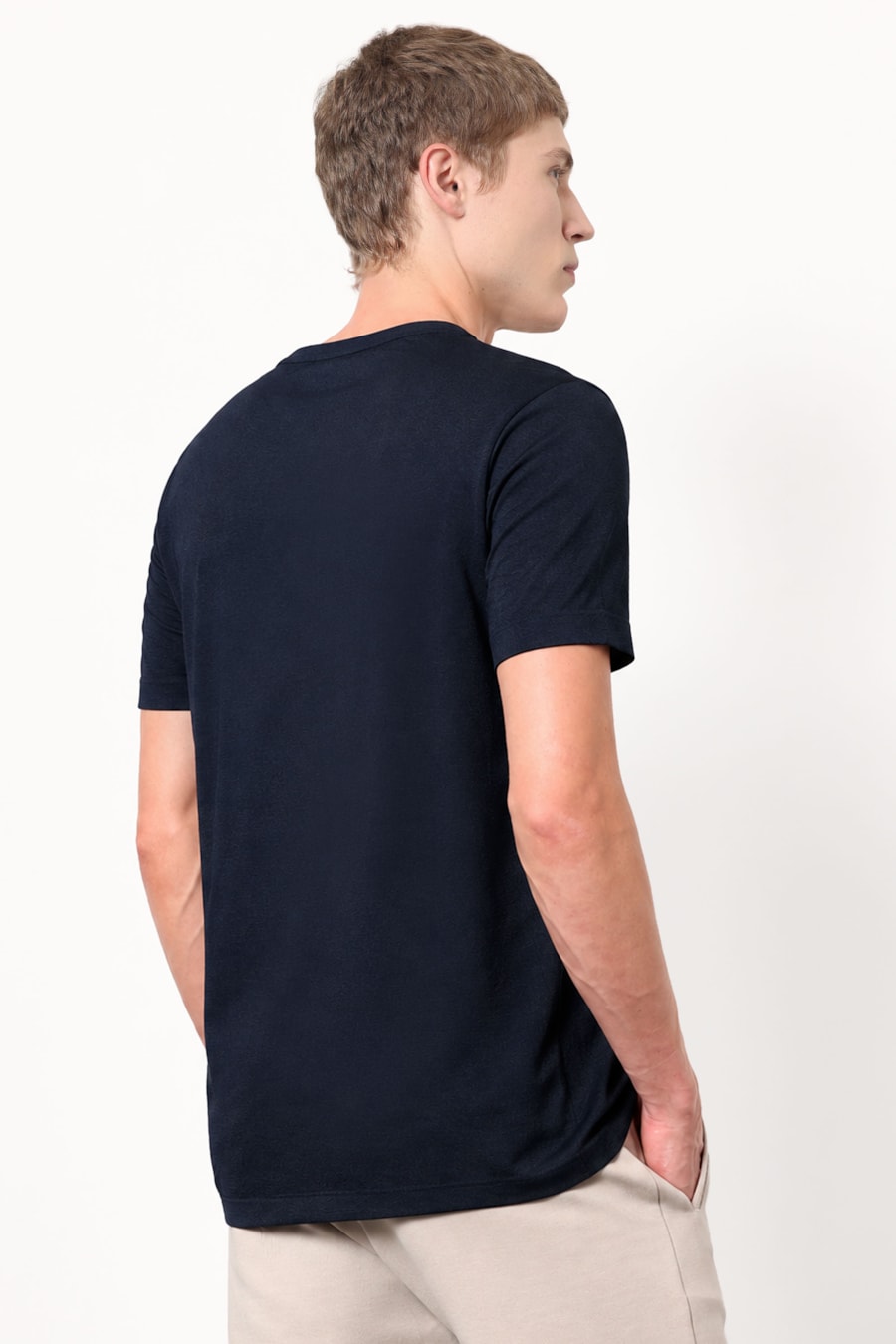 Camiseta Manga Curta Twist Marinho — foto 4 de 6