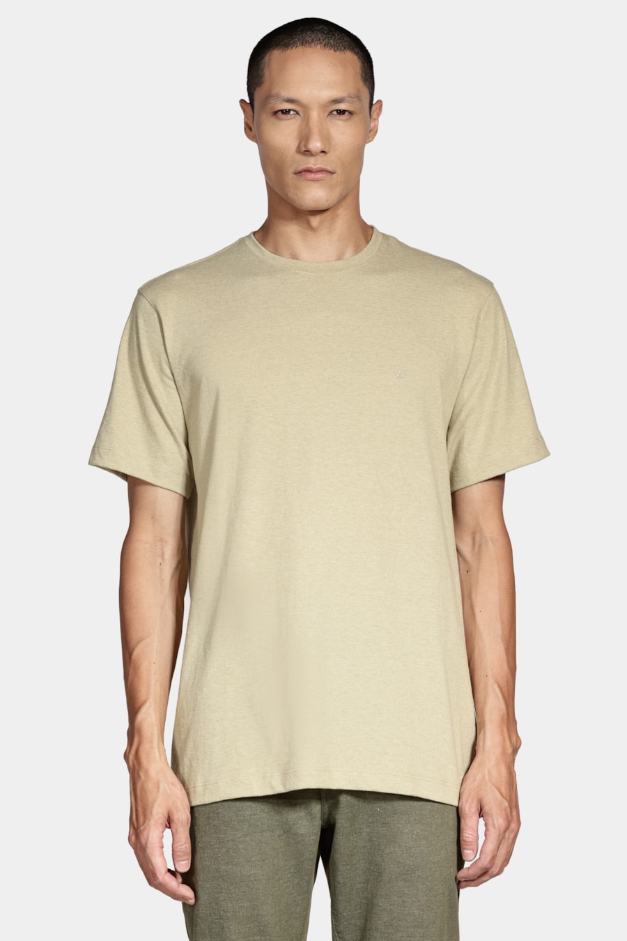 Camiseta Manga Curta Vintage Verde Alga — foto 1 de 4