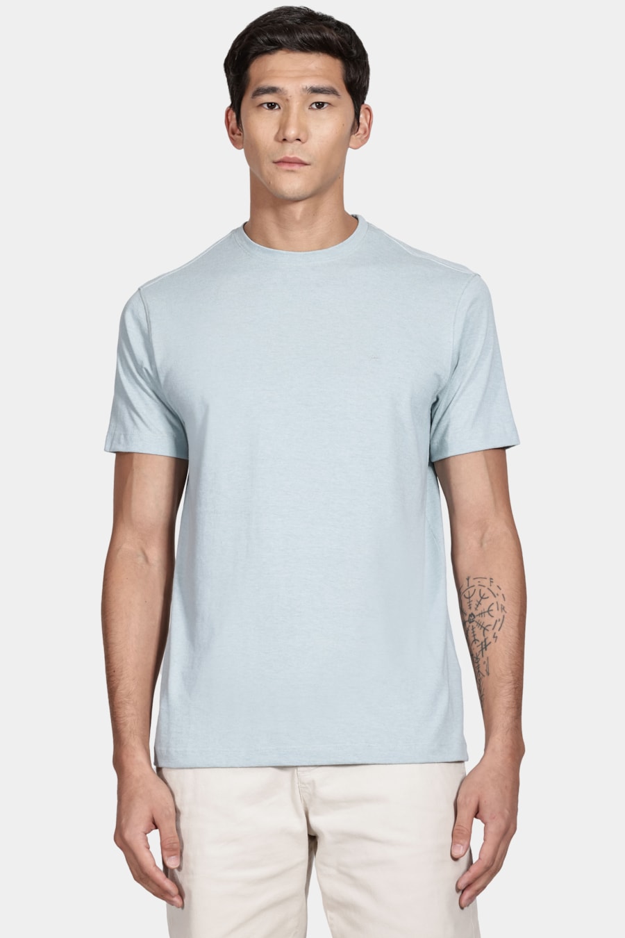 Camiseta Manga Curta Vintage Verde Salvia — foto 1 de 5