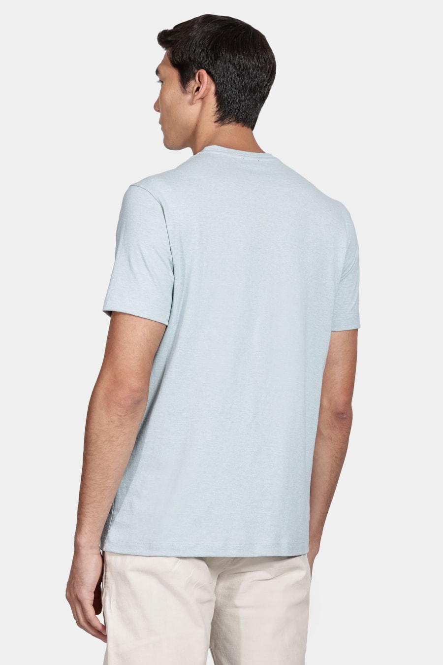 Camiseta Manga Curta Vintage Verde Salvia — foto 4 de 5