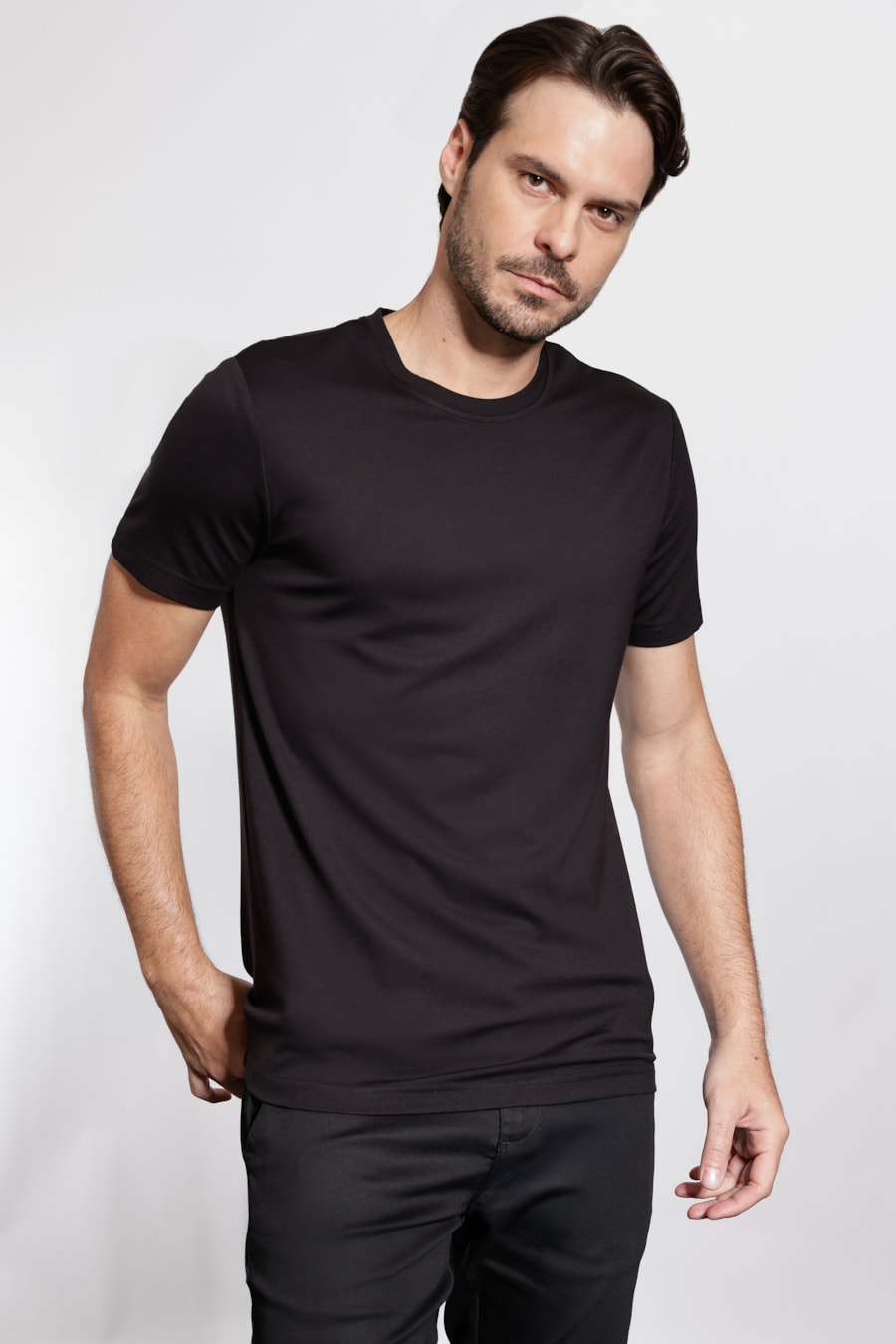 Camiseta Manga Curta Visco Everyday Preto — foto 1 de 5