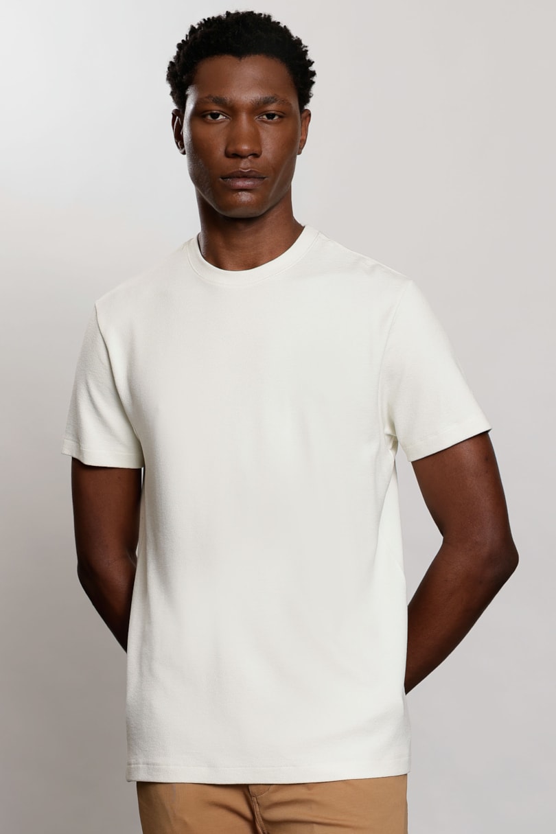 Camiseta Manga Curta Visco Flex Branco Polar