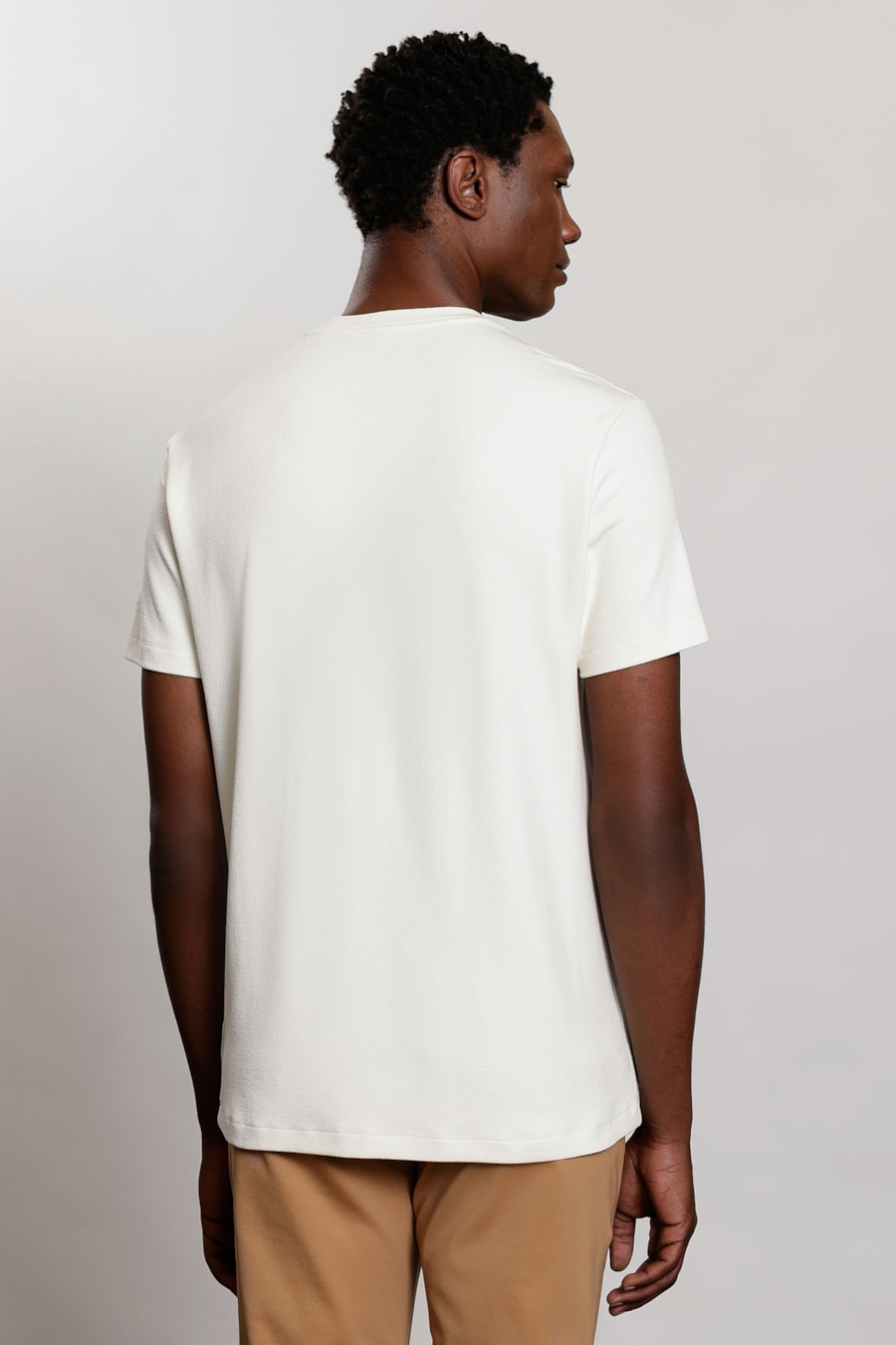 Camiseta Manga Curta Visco Flex Branco Polar — foto 4 de 5