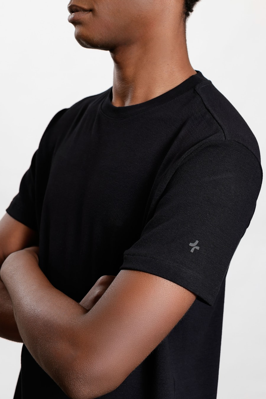 Camiseta Manga Curta Visco Flex Preto — foto 3 de 5