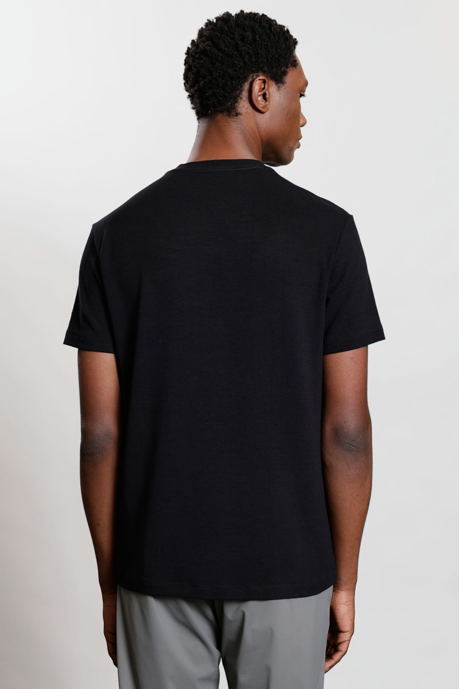 Camiseta Manga Curta Visco Flex Preto — foto 4 de 5