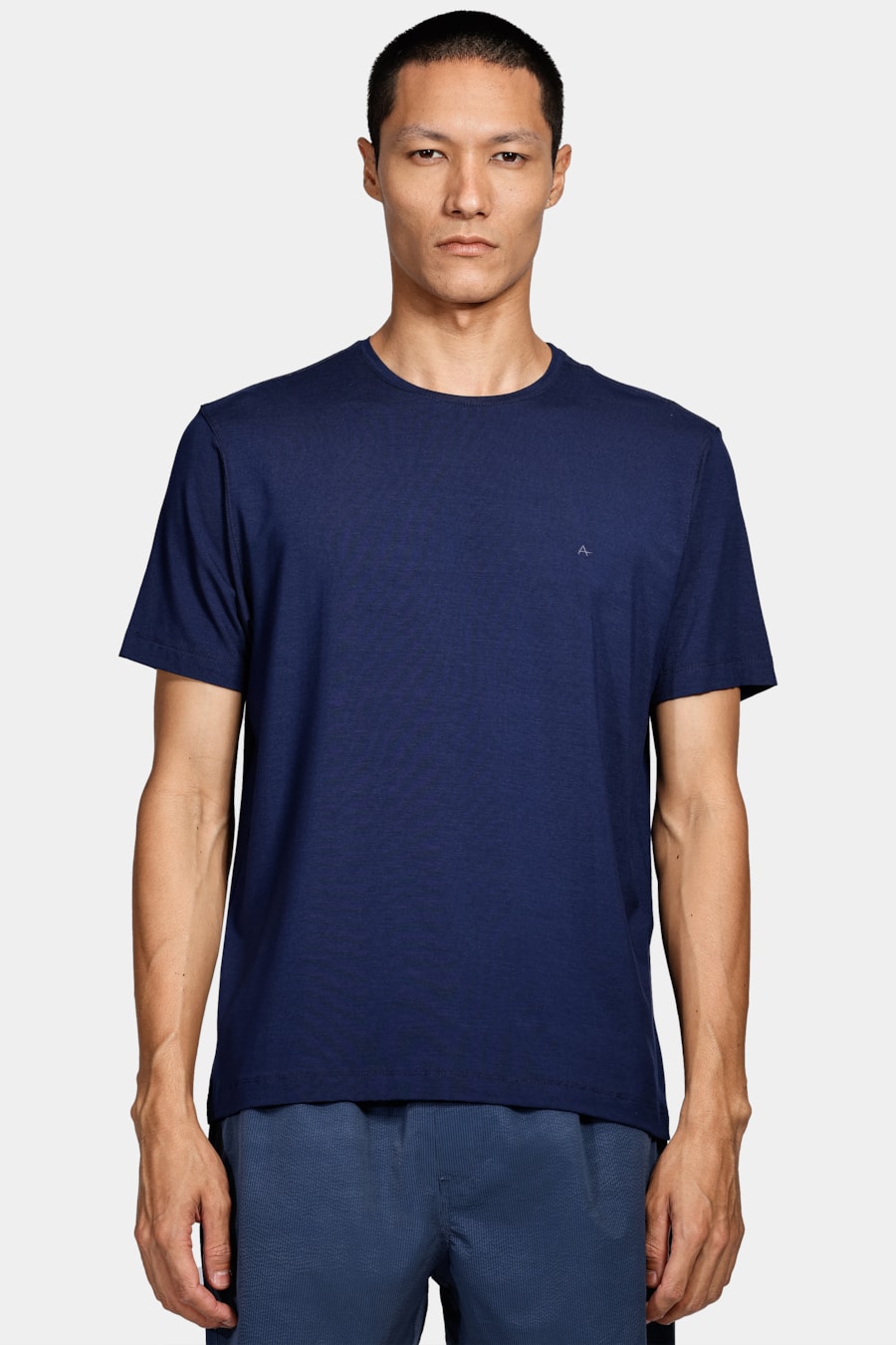 Camiseta Manga Curta Viscolycra Marinho — foto 1 de 4