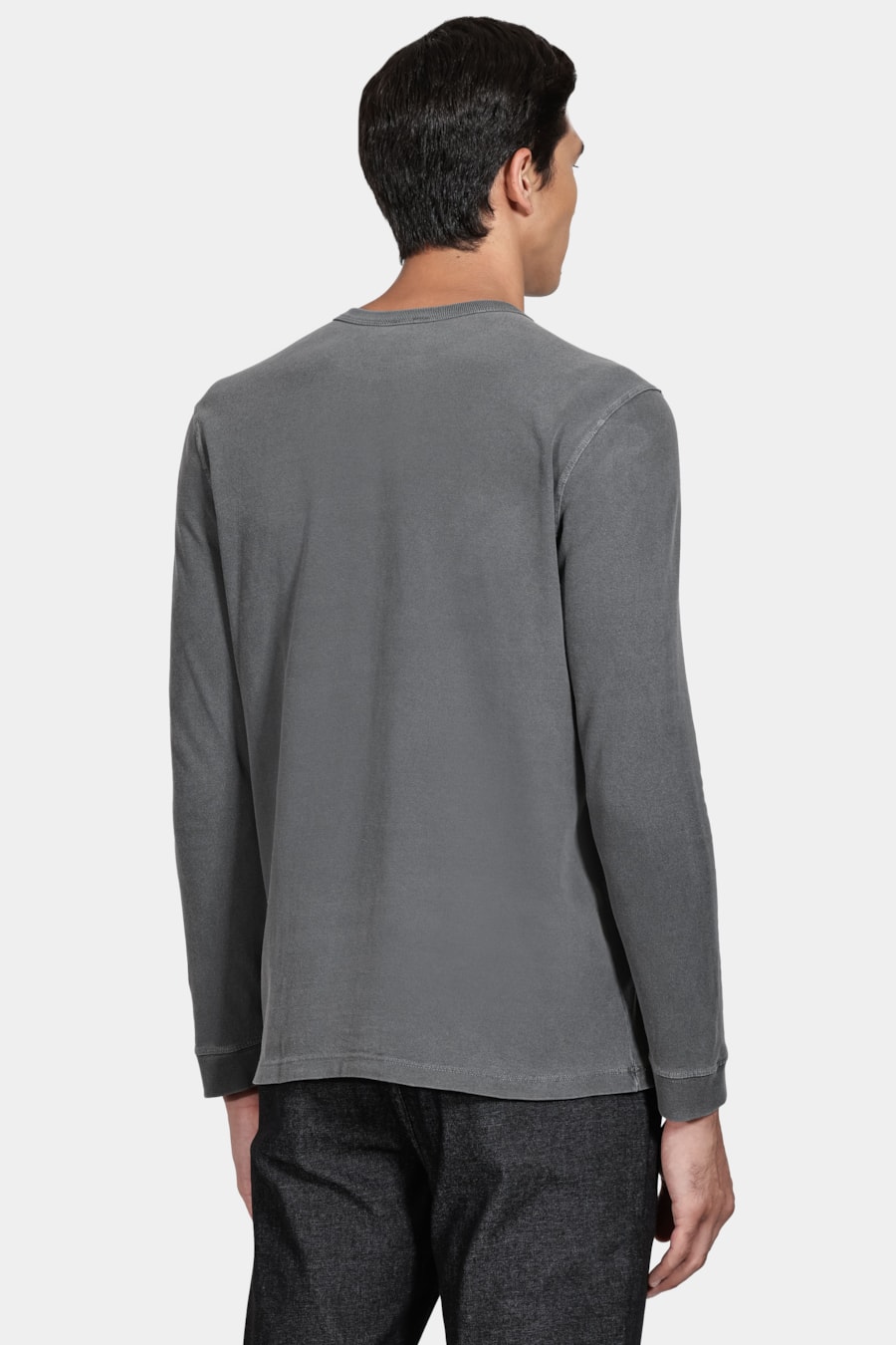 Camiseta Manga Longa Básica Preto — foto 5 de 5