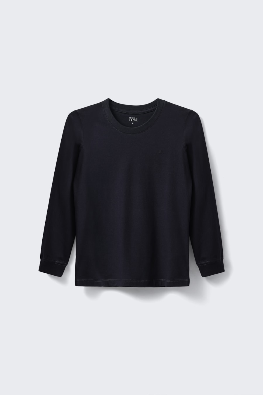 Camiseta Manga Longa Infantil Básica Navy — foto 3 de 5