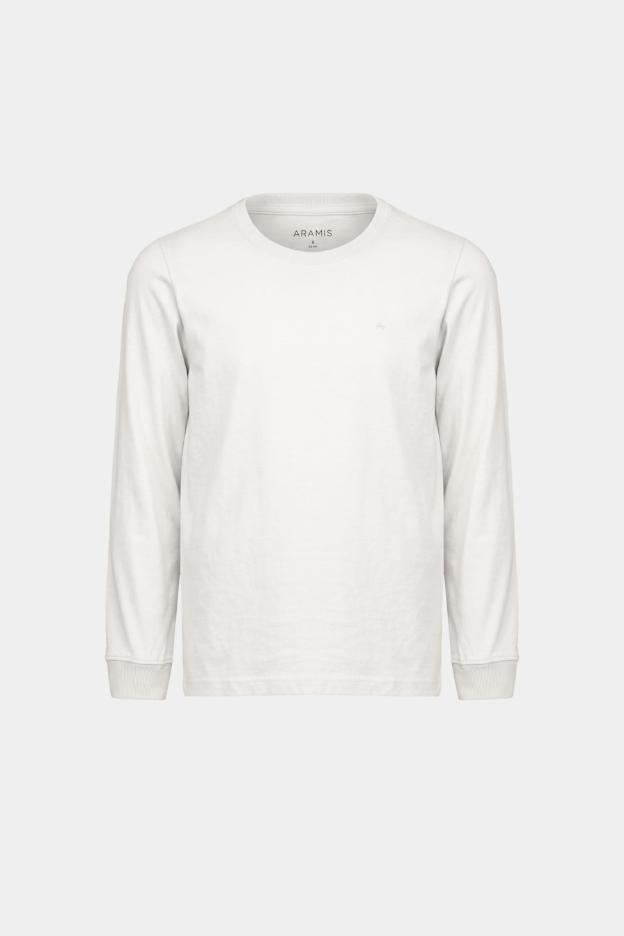 Camiseta Manga Longa Infantil Básica Off White — foto 3 de 3