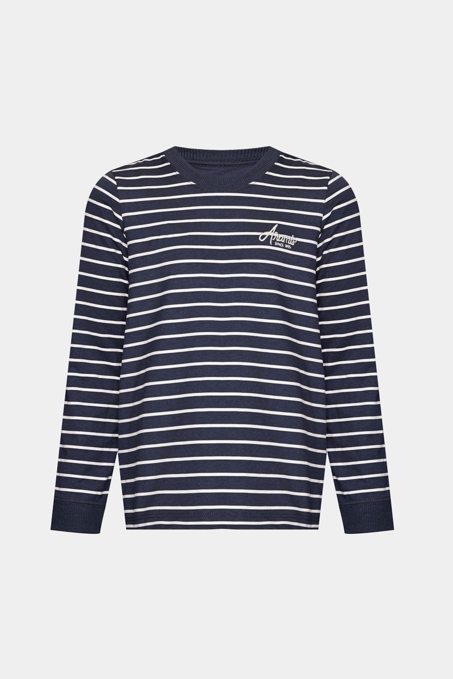 Camiseta Manga Longa Infantil Listra Bordada Navy — foto 3 de 3
