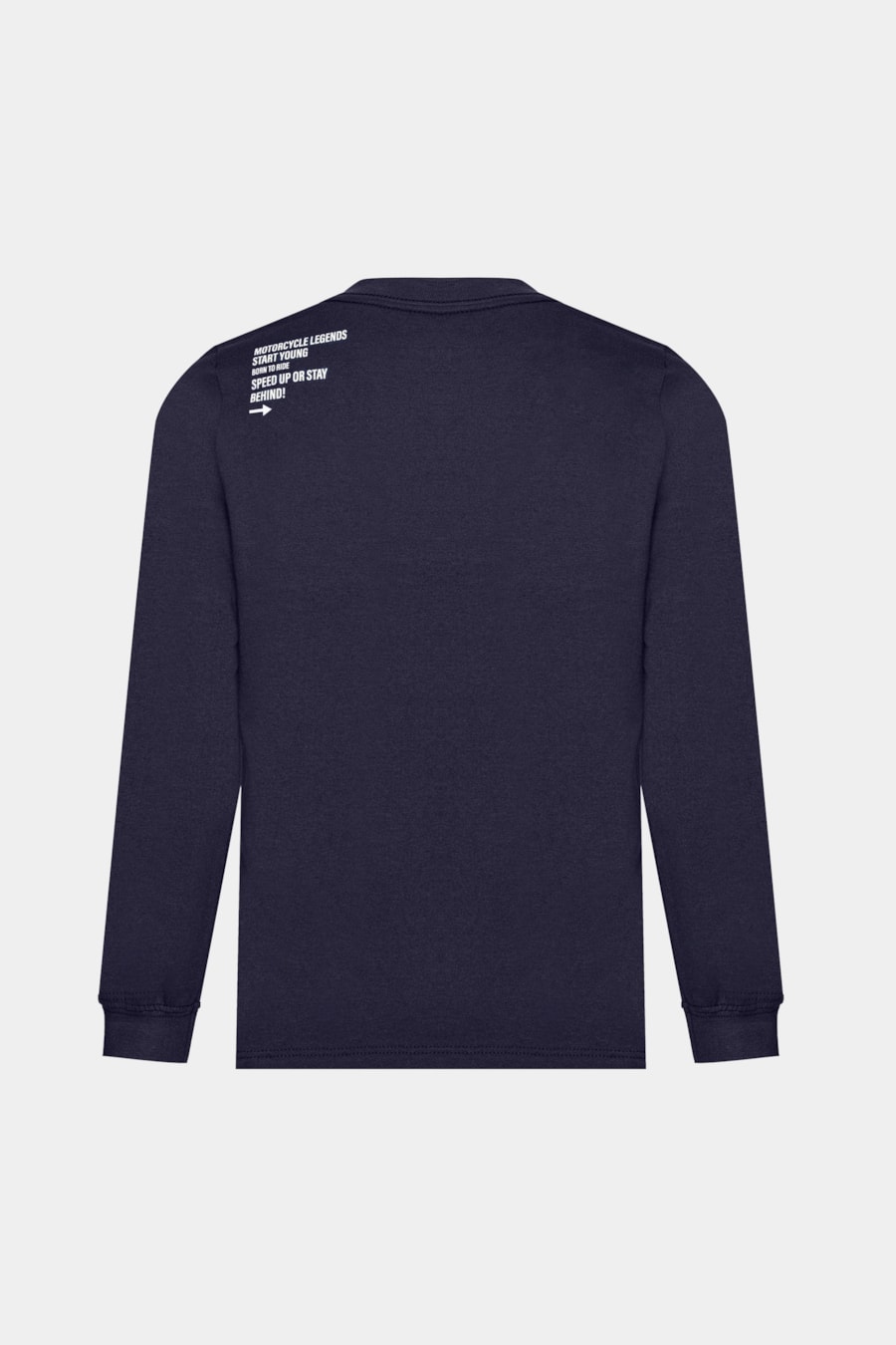 Camiseta Manga Longa Infantil Race Navy — foto 6 de 7