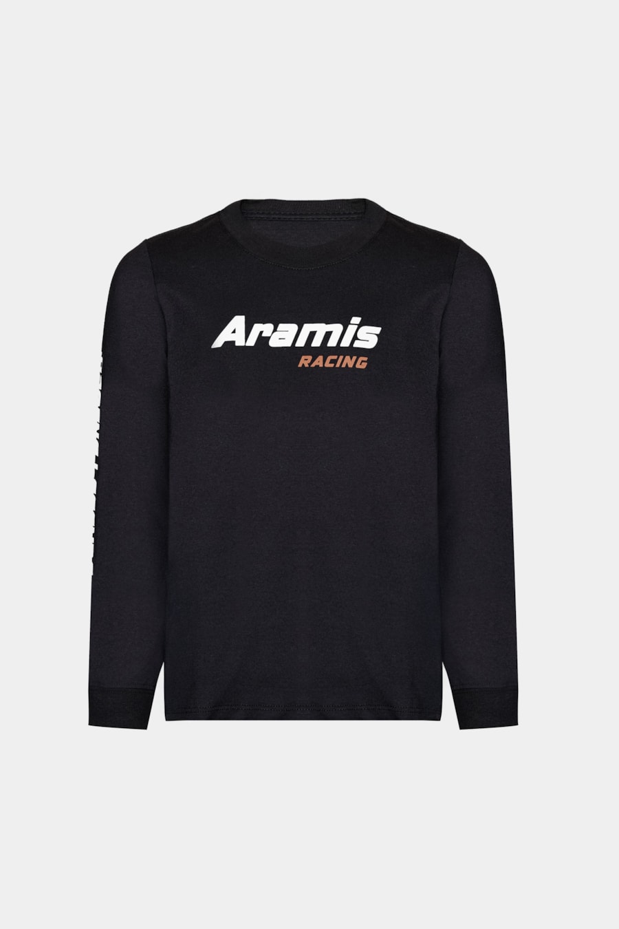 Camiseta Manga Longa Infantil Race Preto — foto 4 de 7