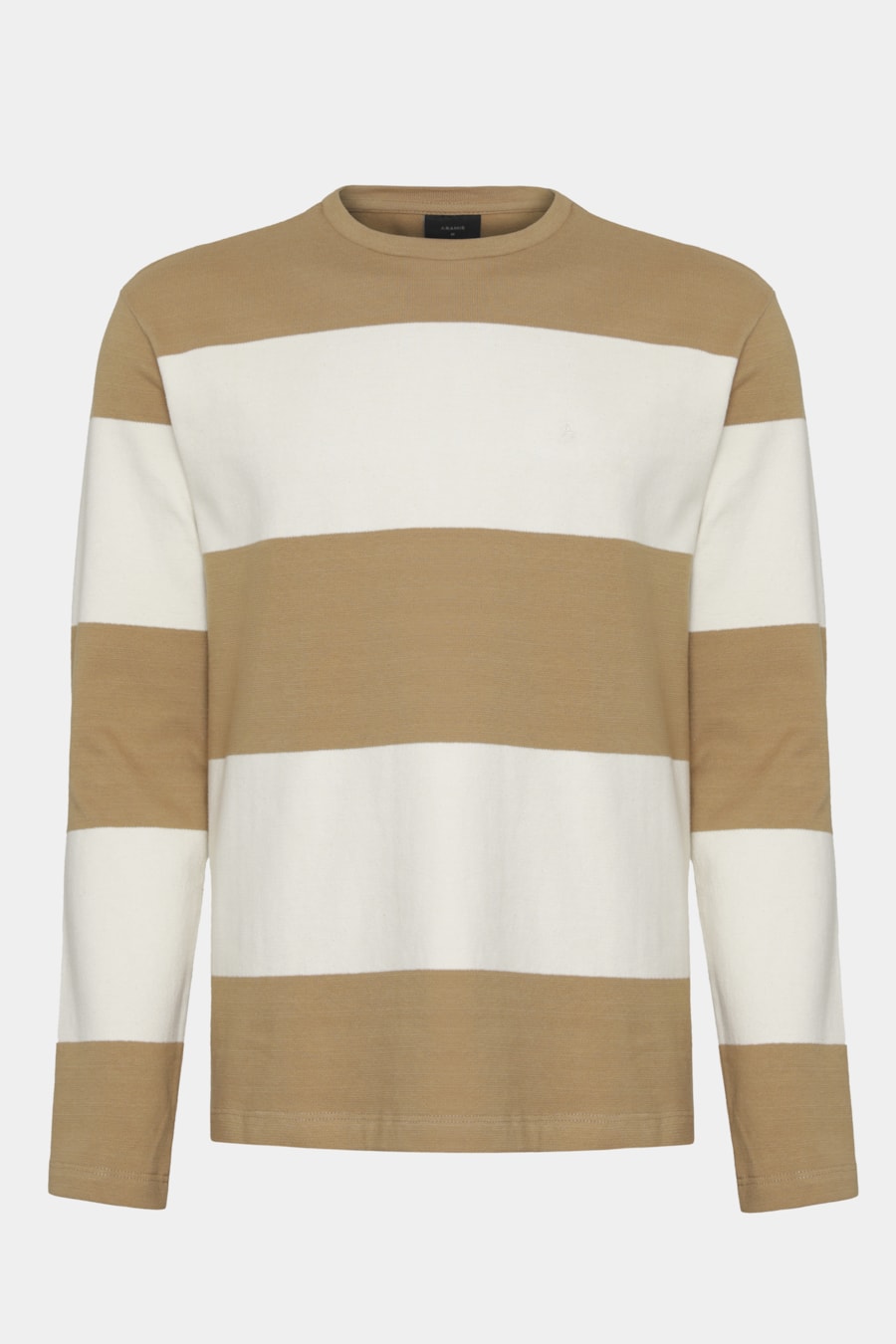 Camiseta Manga Longa Listras Off White C/ Castor — foto 5 de 5