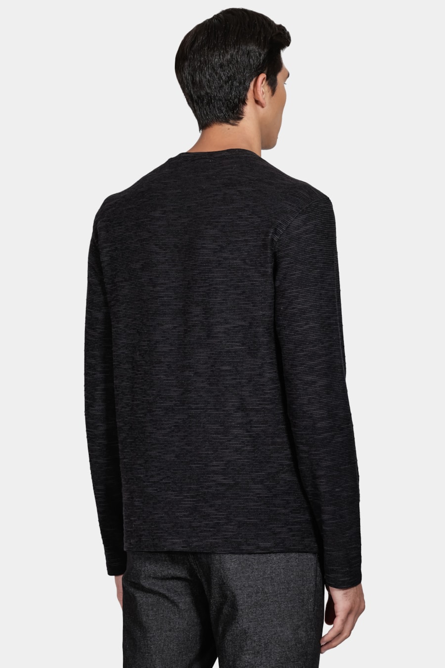Camiseta Manga Longa Malhão Flame Preto — foto 4 de 4