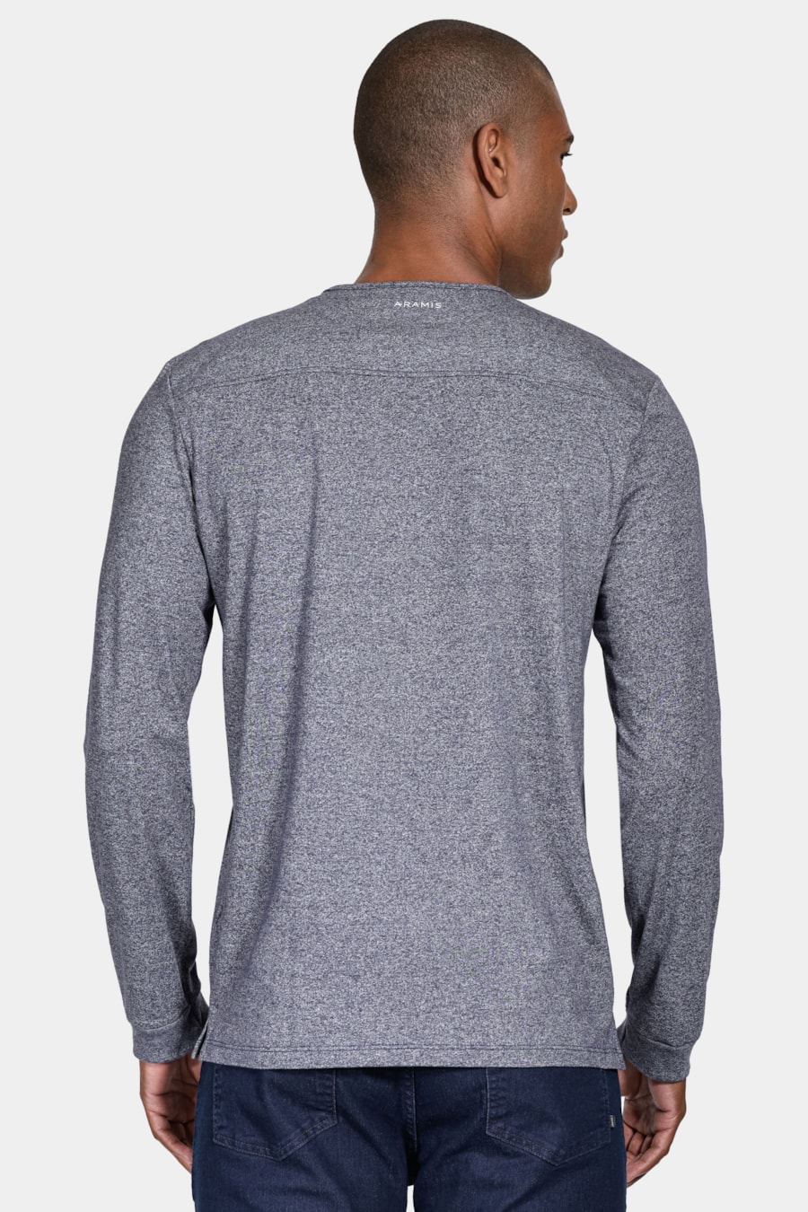 Camiseta Manga Longa Moline Portuguesa Azul Marinho — foto 4 de 5