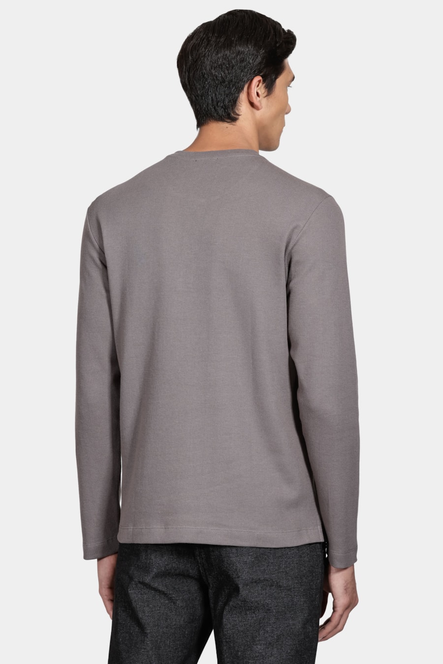 Camiseta Manga Longa Portuguesa Quadrile Cinza Grafite — foto 4 de 4