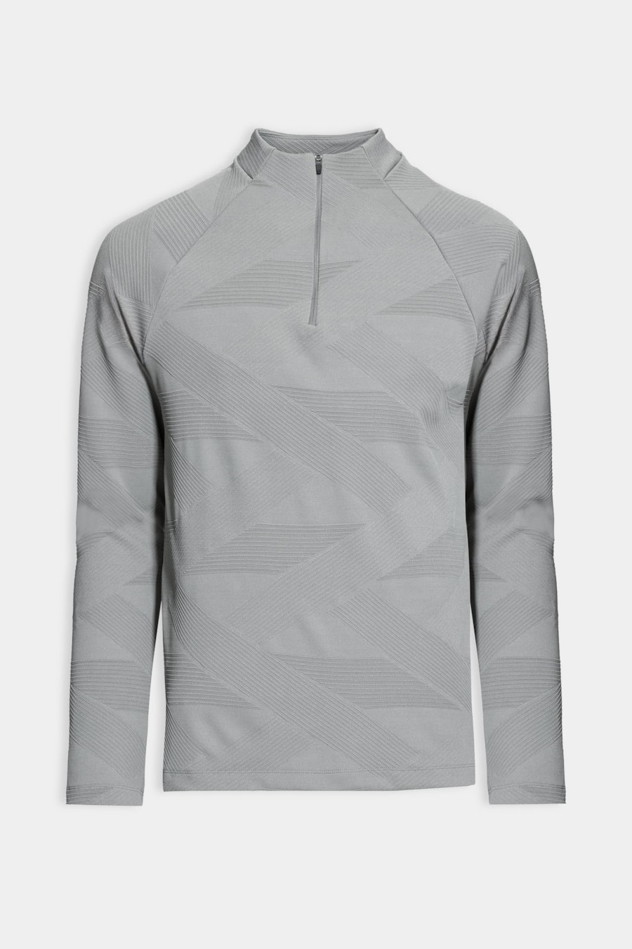 Camiseta Manga Longa Tech Jacquard Cinza — foto 5 de 5