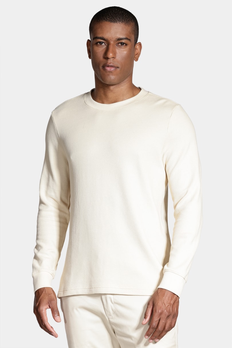 Camiseta Manga Longa Textura Areia