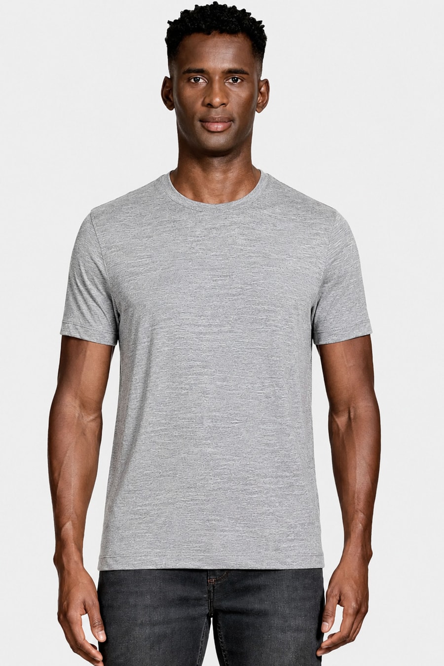 Camiseta Merino Wool Cinza Mescla — foto 1 de 5