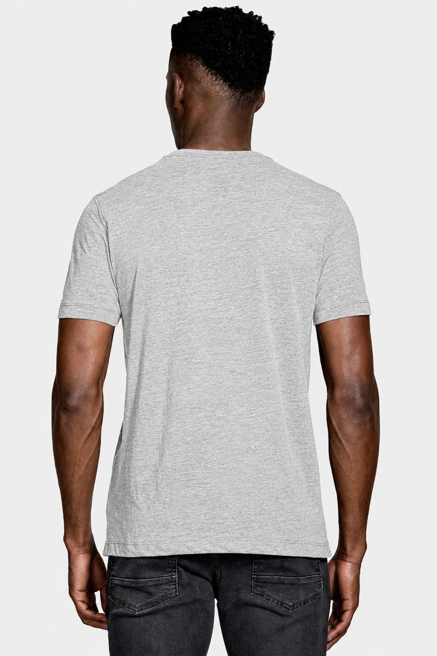 Camiseta Merino Wool Cinza Mescla — foto 4 de 5