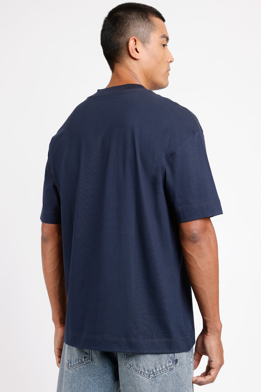Camiseta Oversized Aramis College Marinho — foto 2 de 2