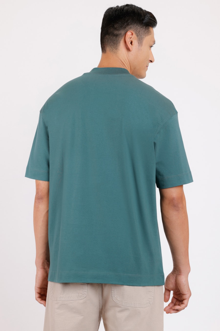Camiseta Oversized Aramis College Verde Esmeralda — foto 2 de 2