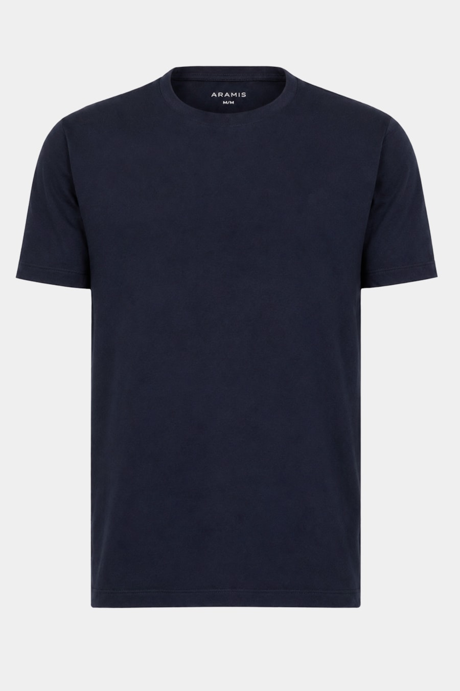 Camiseta Piquet Com Acabamento Canelado Marinho — foto 6 de 6