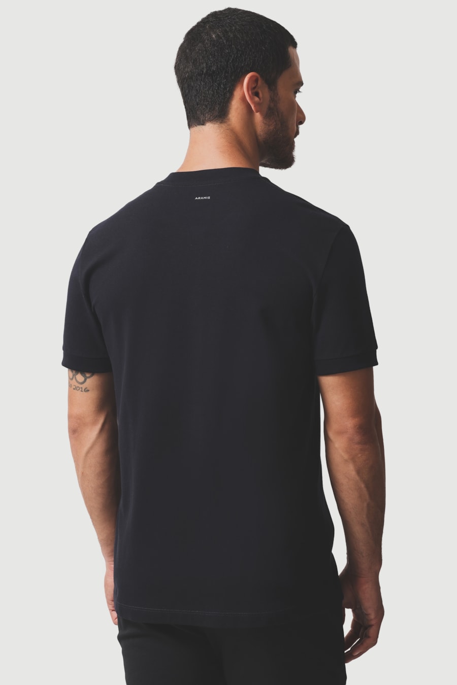 Camiseta Piquet Gola Portuguesa Marinho — foto 4 de 5