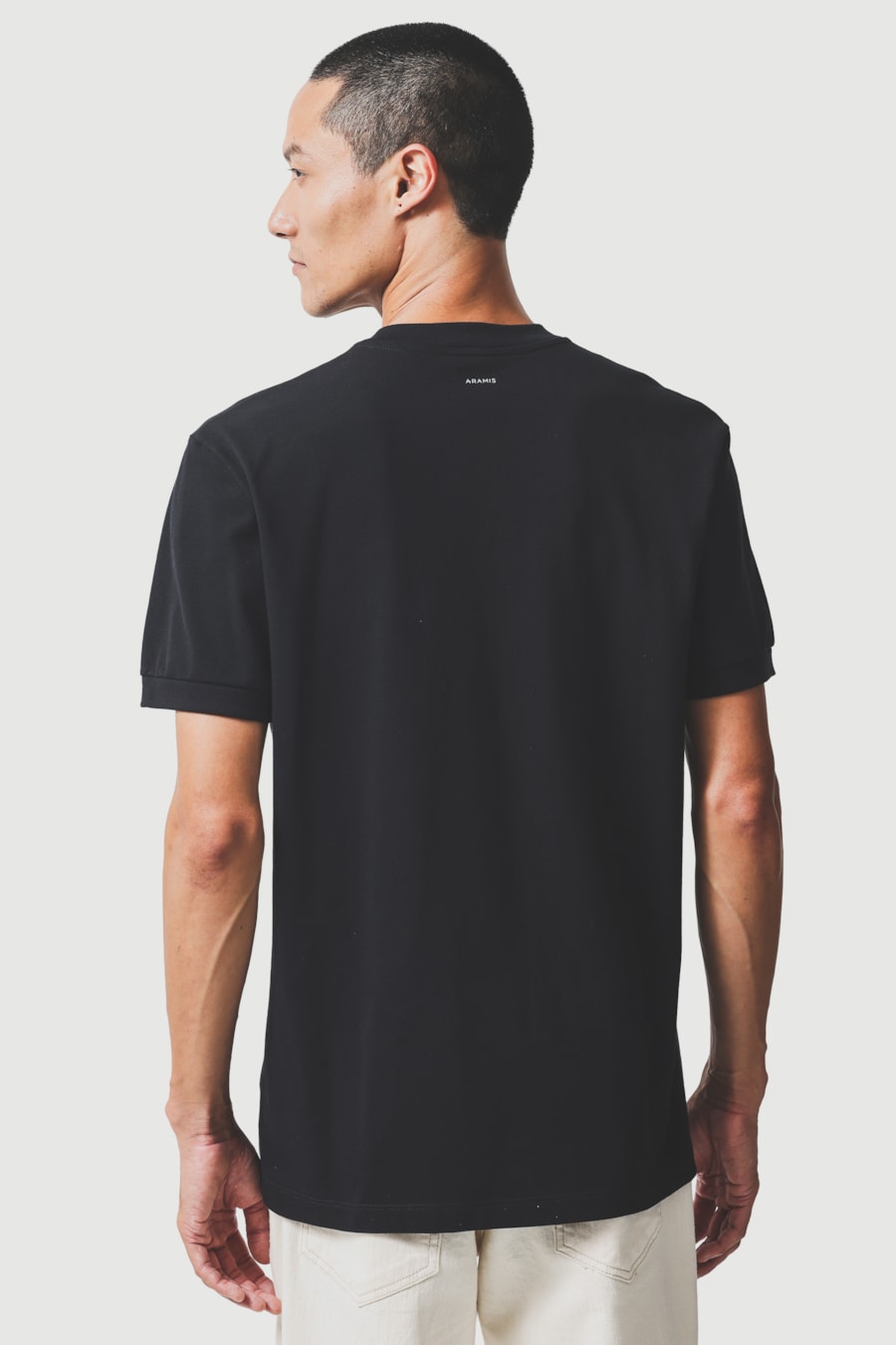 Camiseta Piquet Gola Portuguesa Preto — foto 4 de 5