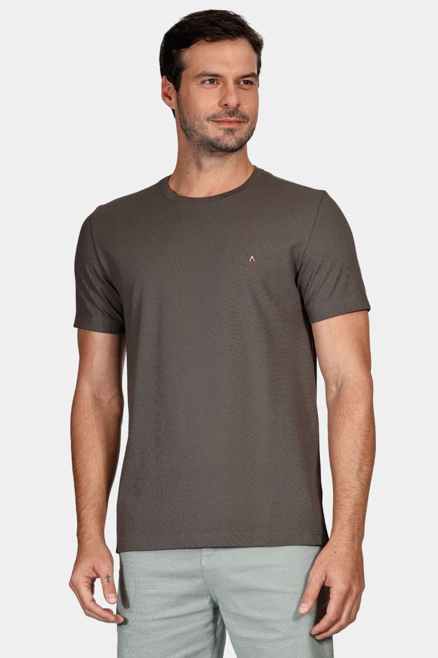 Camiseta Piquet Peruano Chumbo — foto 1 de 4
