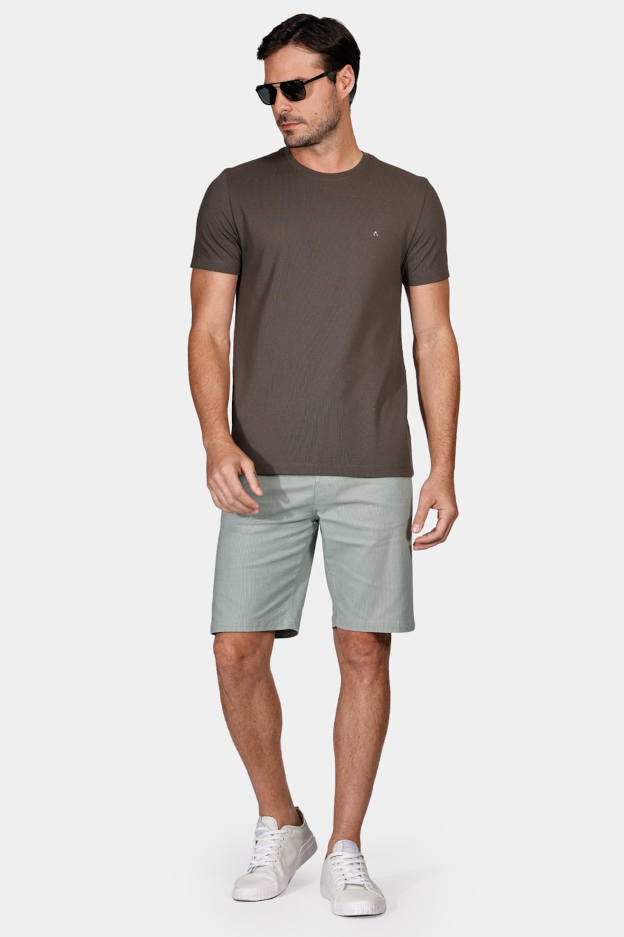 Camiseta Piquet Peruano Chumbo — foto 2 de 4