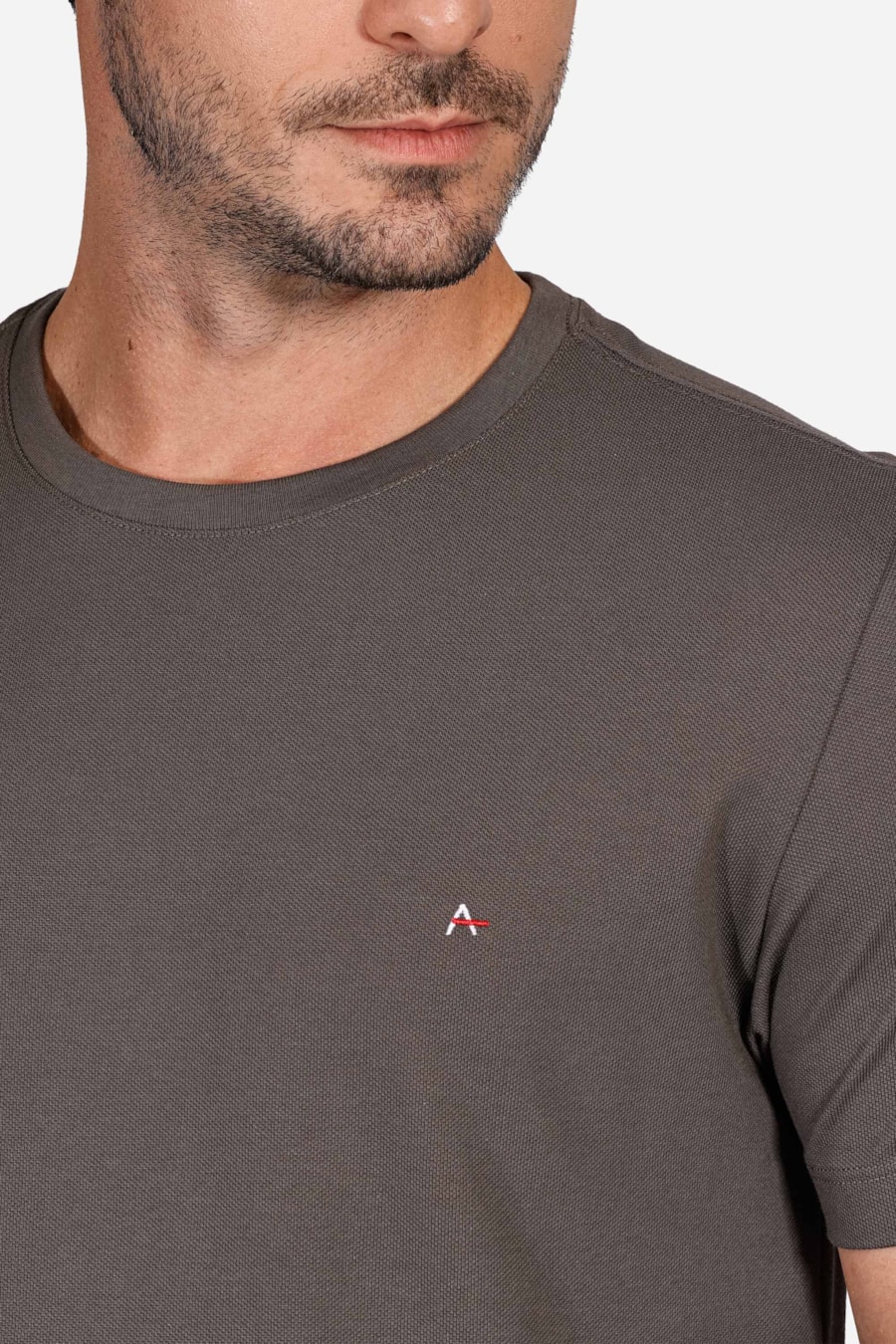 Camiseta Piquet Peruano Chumbo — foto 3 de 4