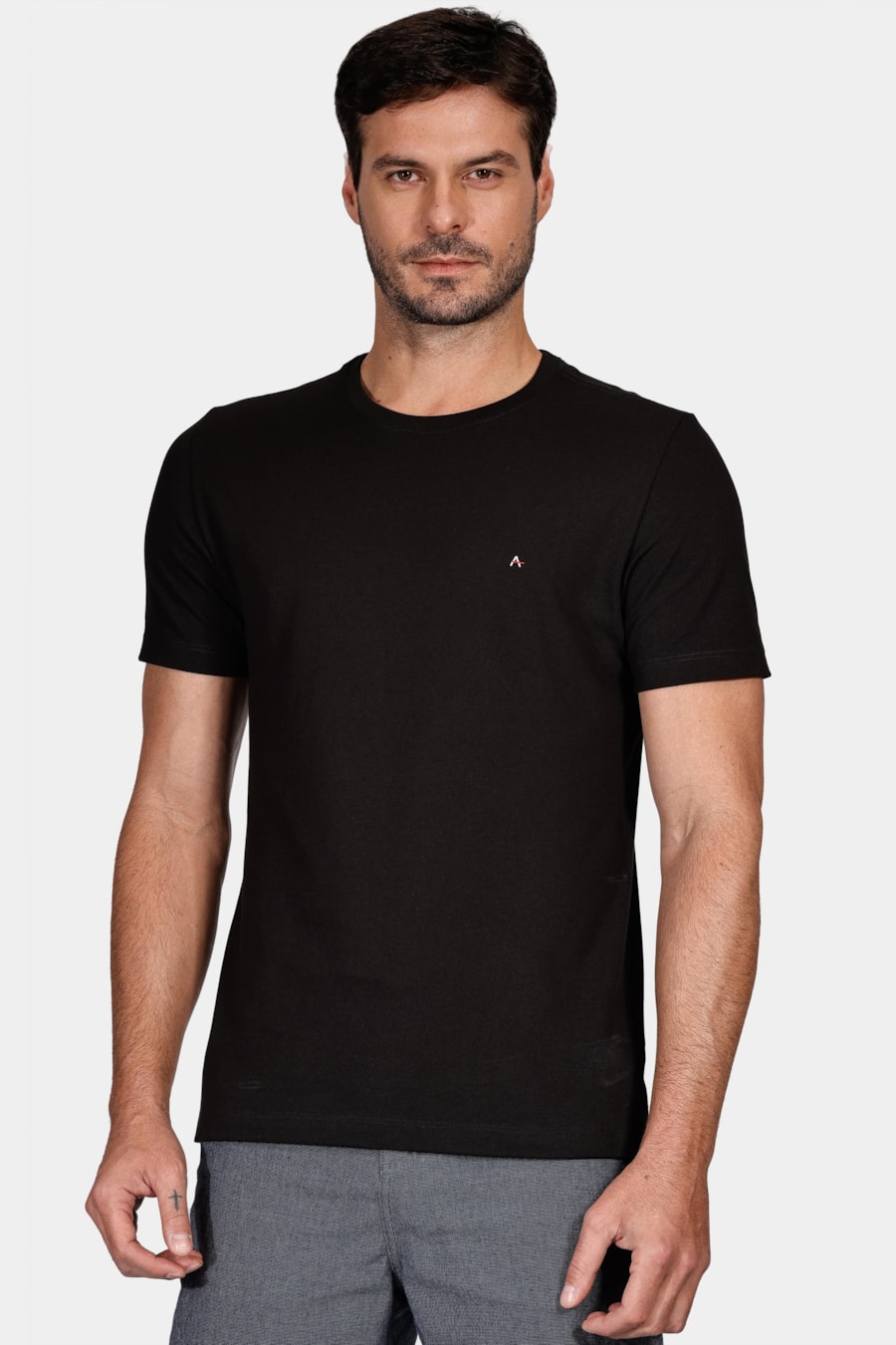 Camiseta Piquet Peruano Preto — foto 1 de 4