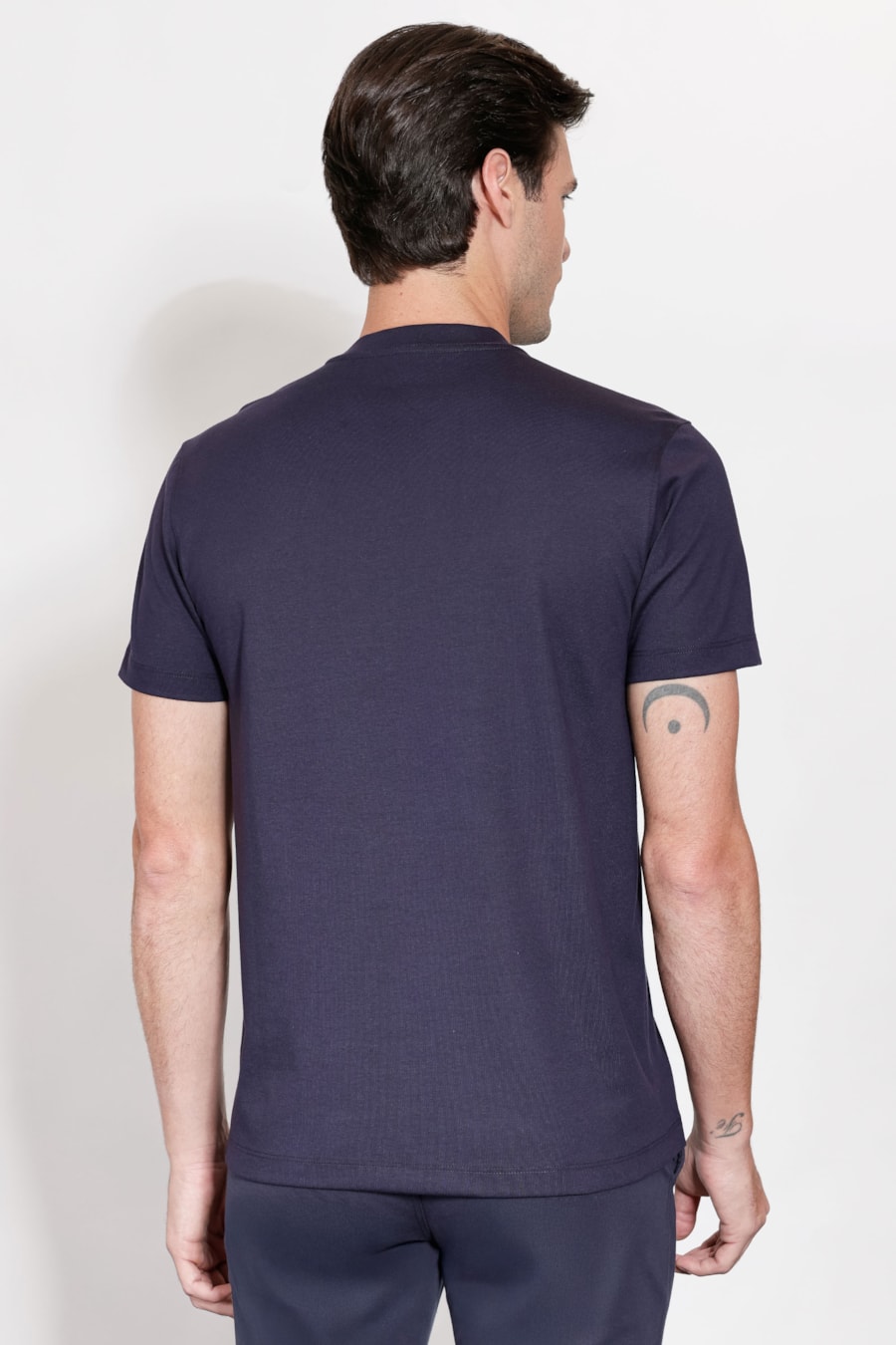 Camiseta Poliamida Manga Curta Marinho — foto 4 de 5