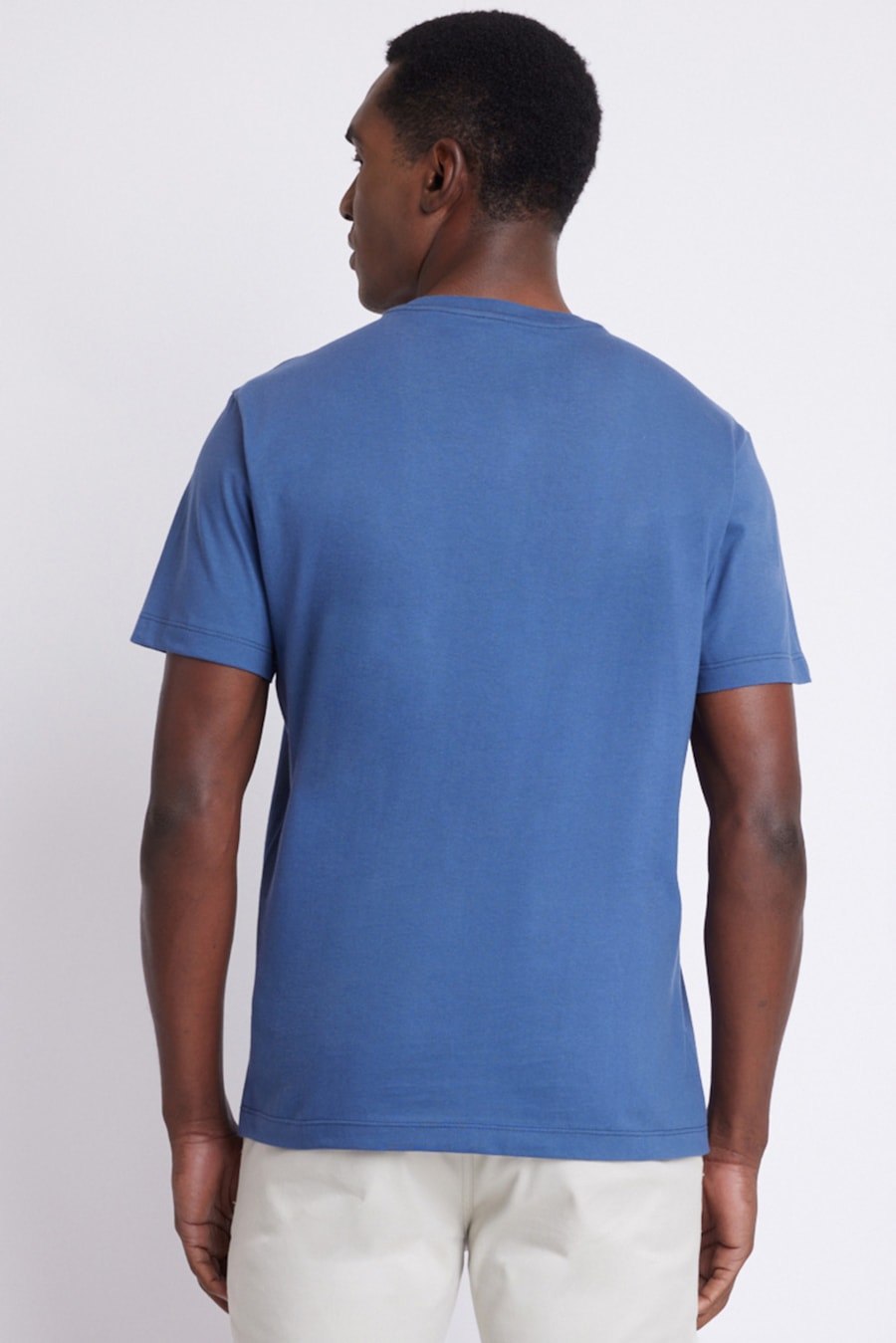 Camiseta Regular Com Estampa Monstera Indigo — foto 4 de 4